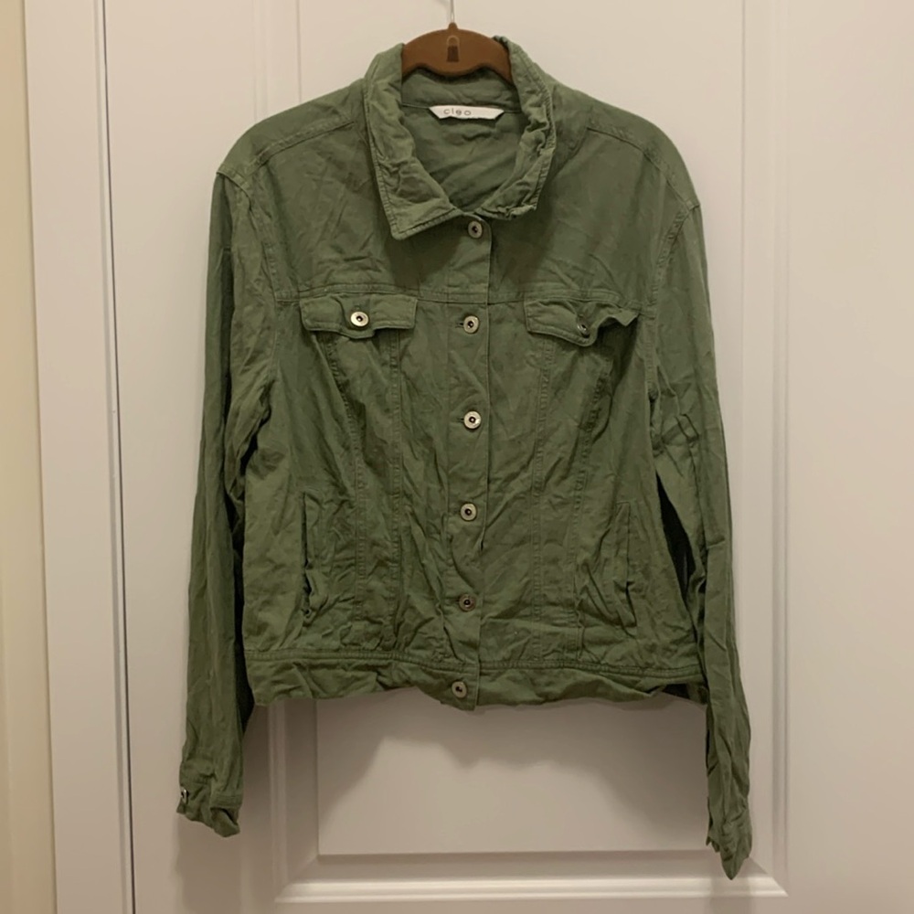Cleo green blazer jacket